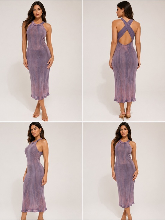 Young Fabulous & Broke Dresses & Skirts - Young Fabulous & Broke Tie Dye Racerback Midi Dress Size M Lightweight NWT